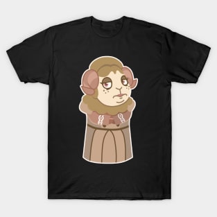 Fanny Button - Sheep Portrait T-Shirt